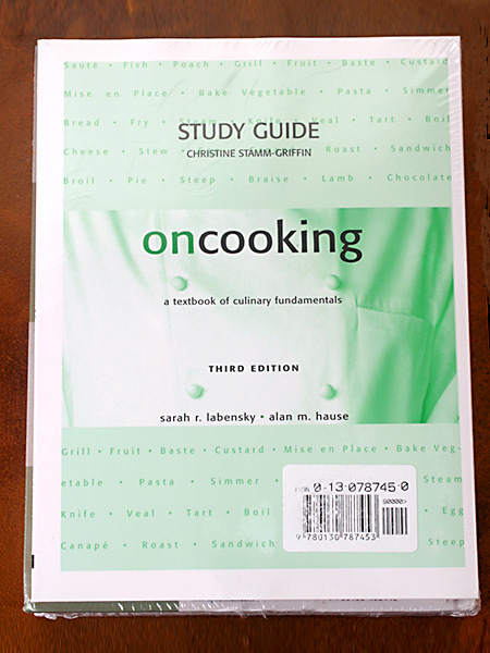 On Cooking A Textbook of Culinary Fundamentals Study Guide